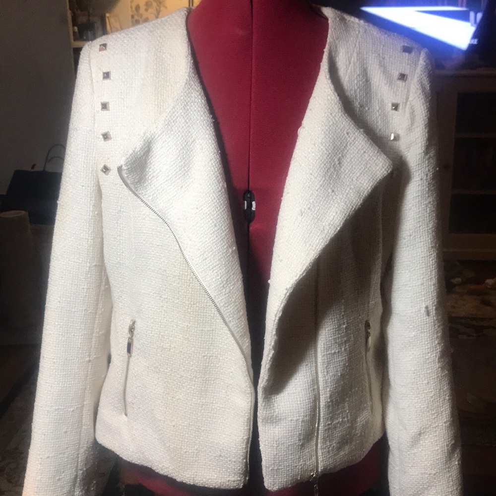 Cream Tweed Blazer